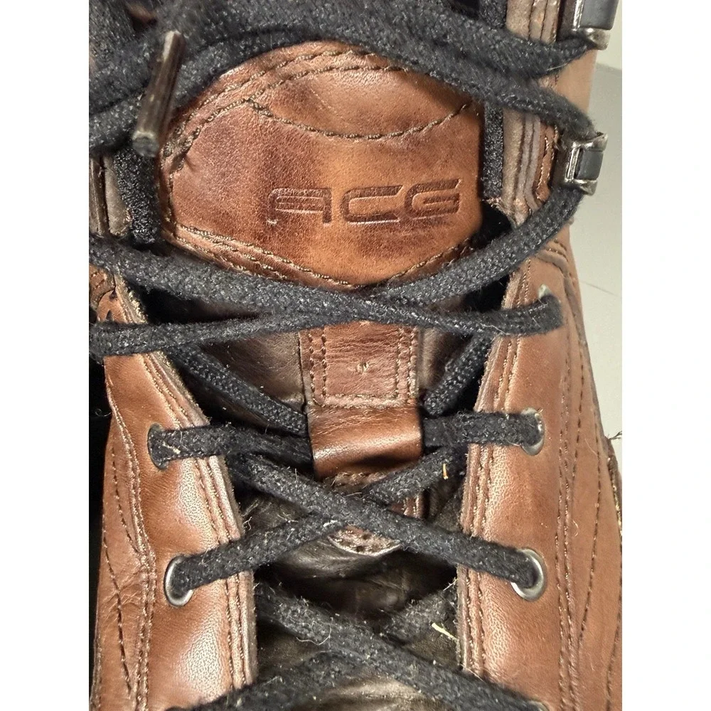Vtg Nike Air ACG Leather Hiking Boots Men's Sz 13 90s Gorpcore Outdoors